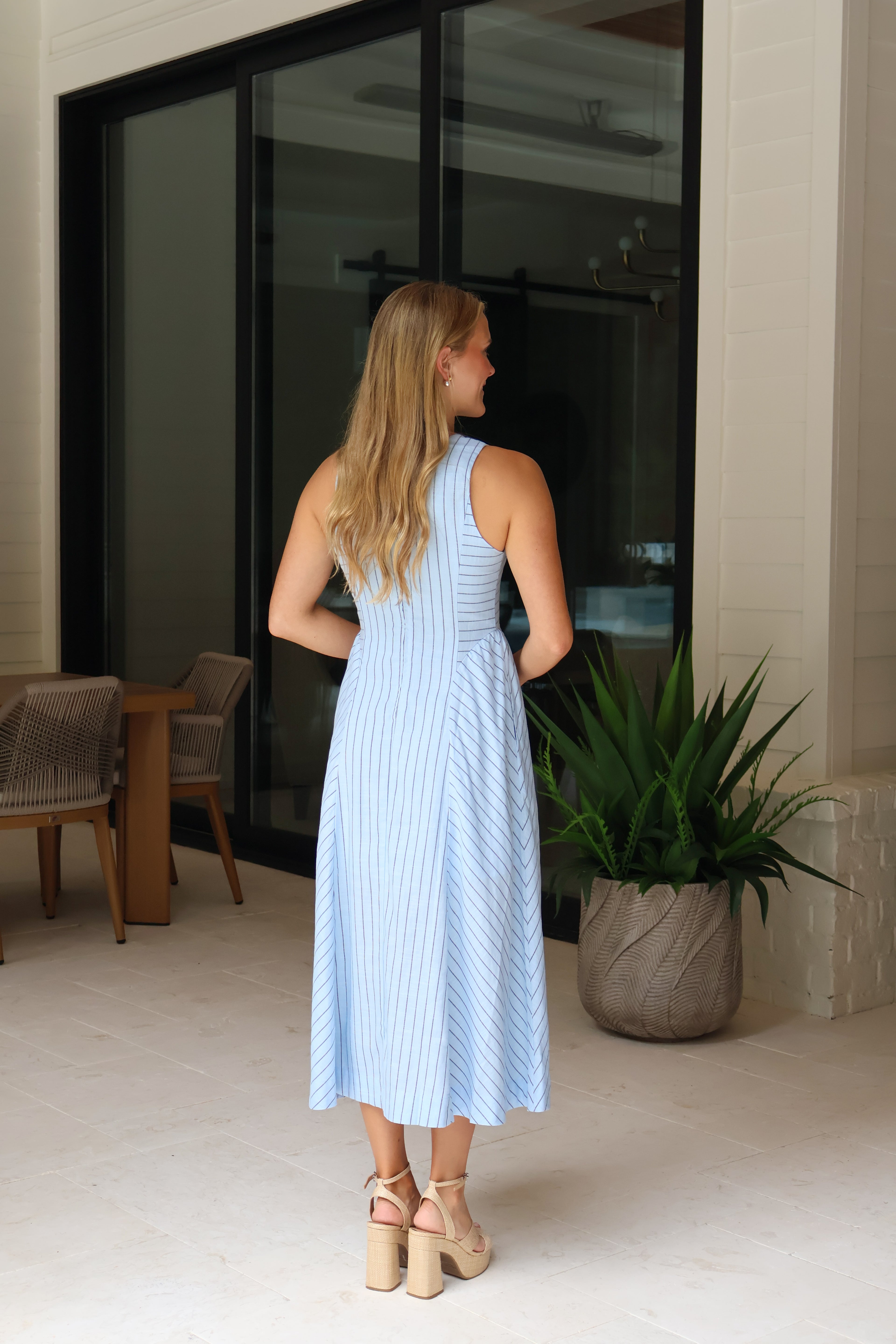 Ocean Air Midi Dress