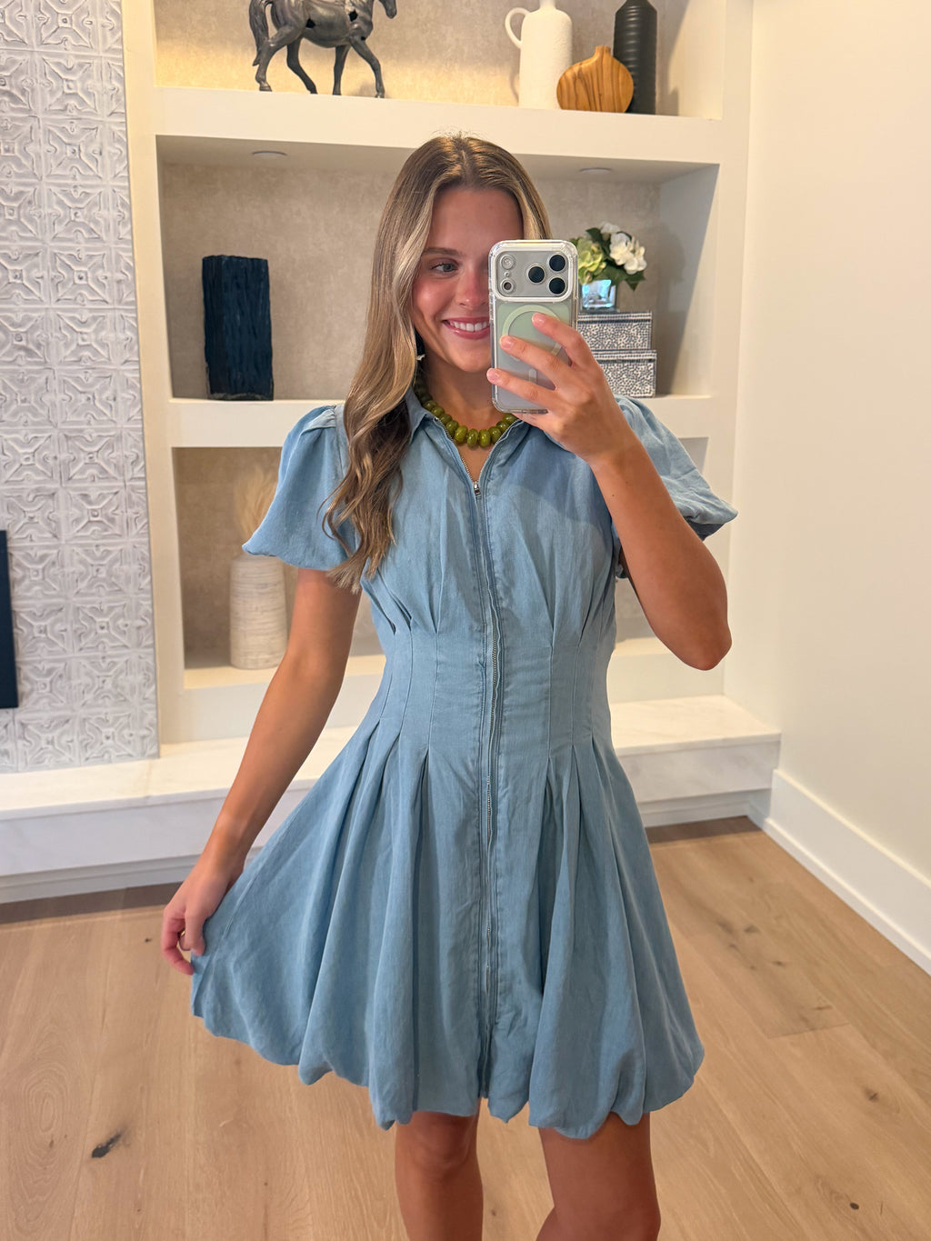Wonder Denim Mini Dress