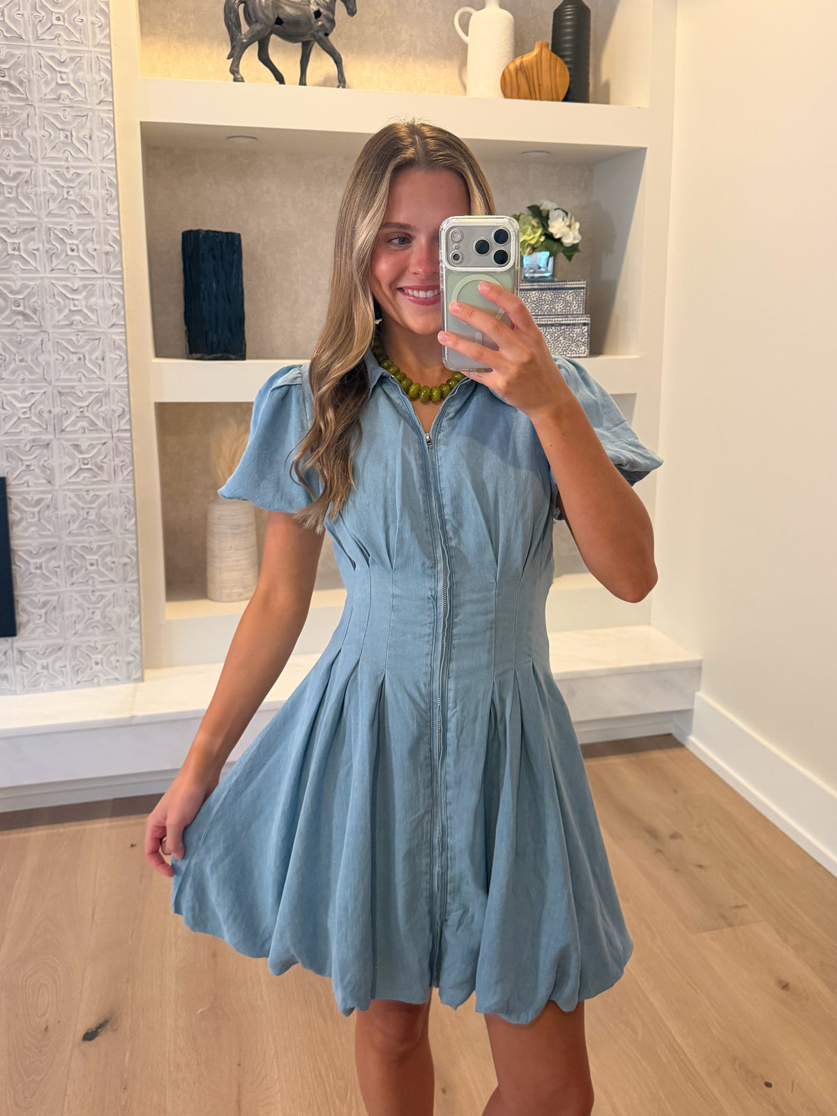 Wonder Denim Mini Dress
