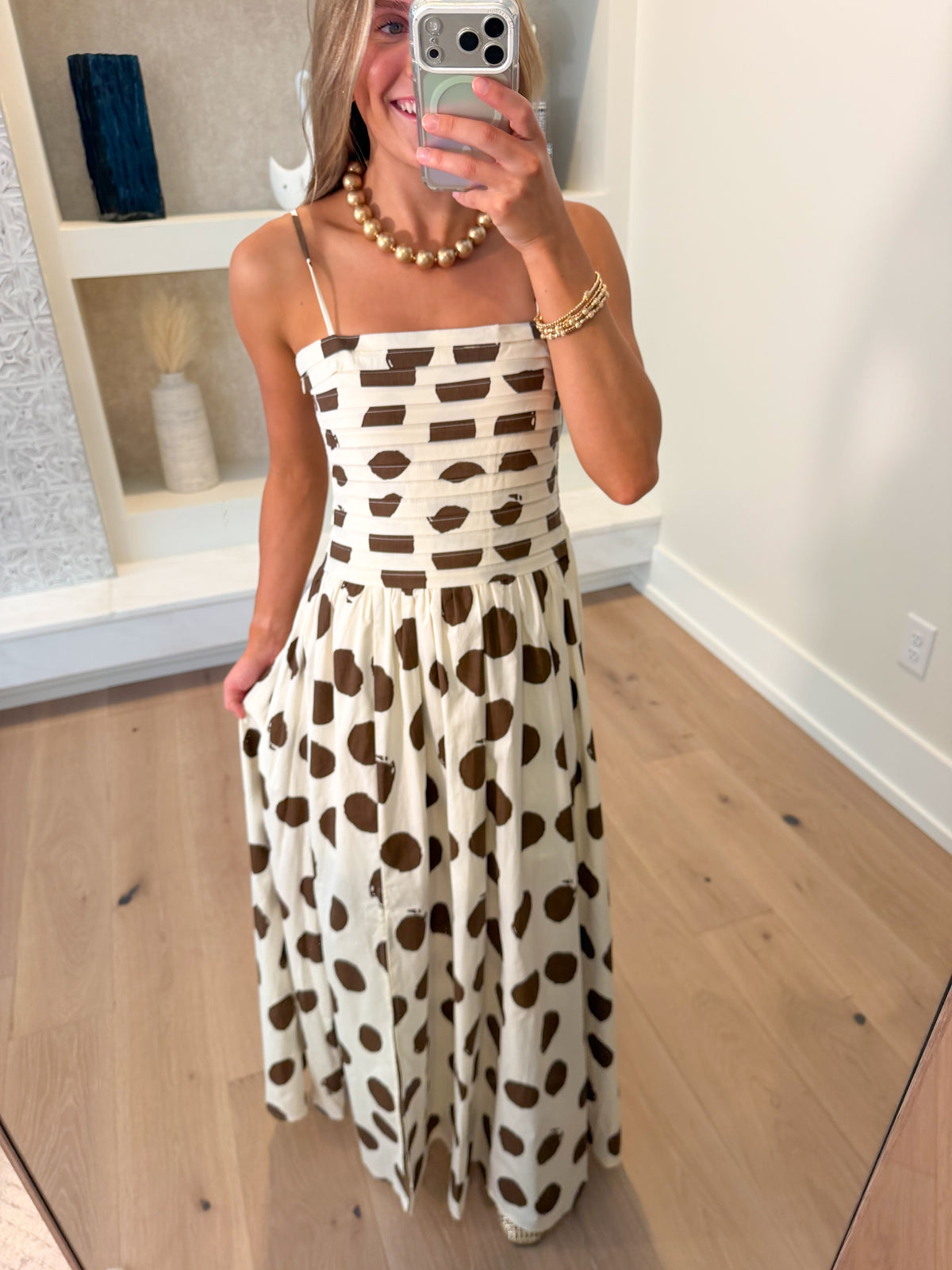 Gold Rush Chunky Bead Statement Necklace