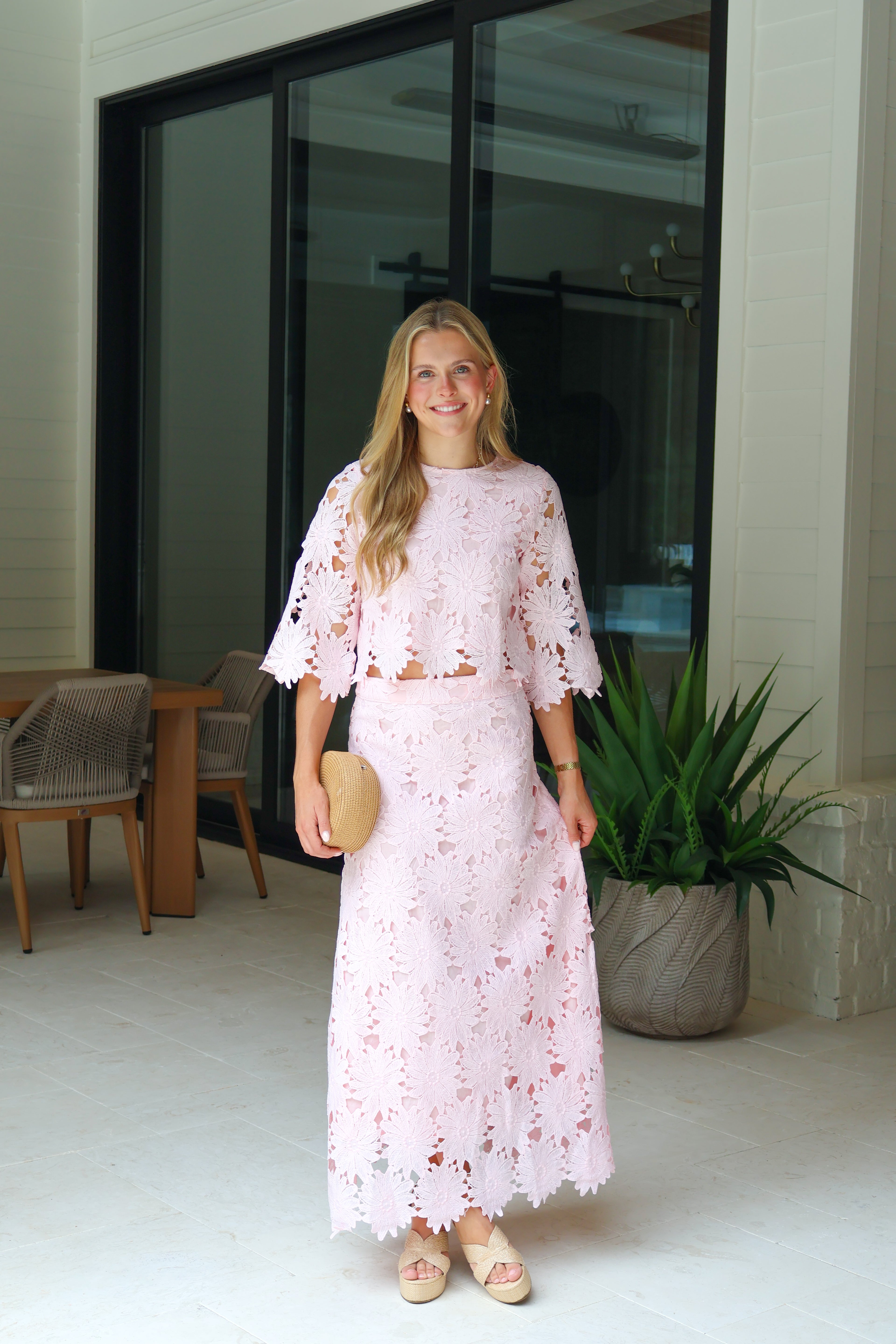 Sweet Peony Lace Set