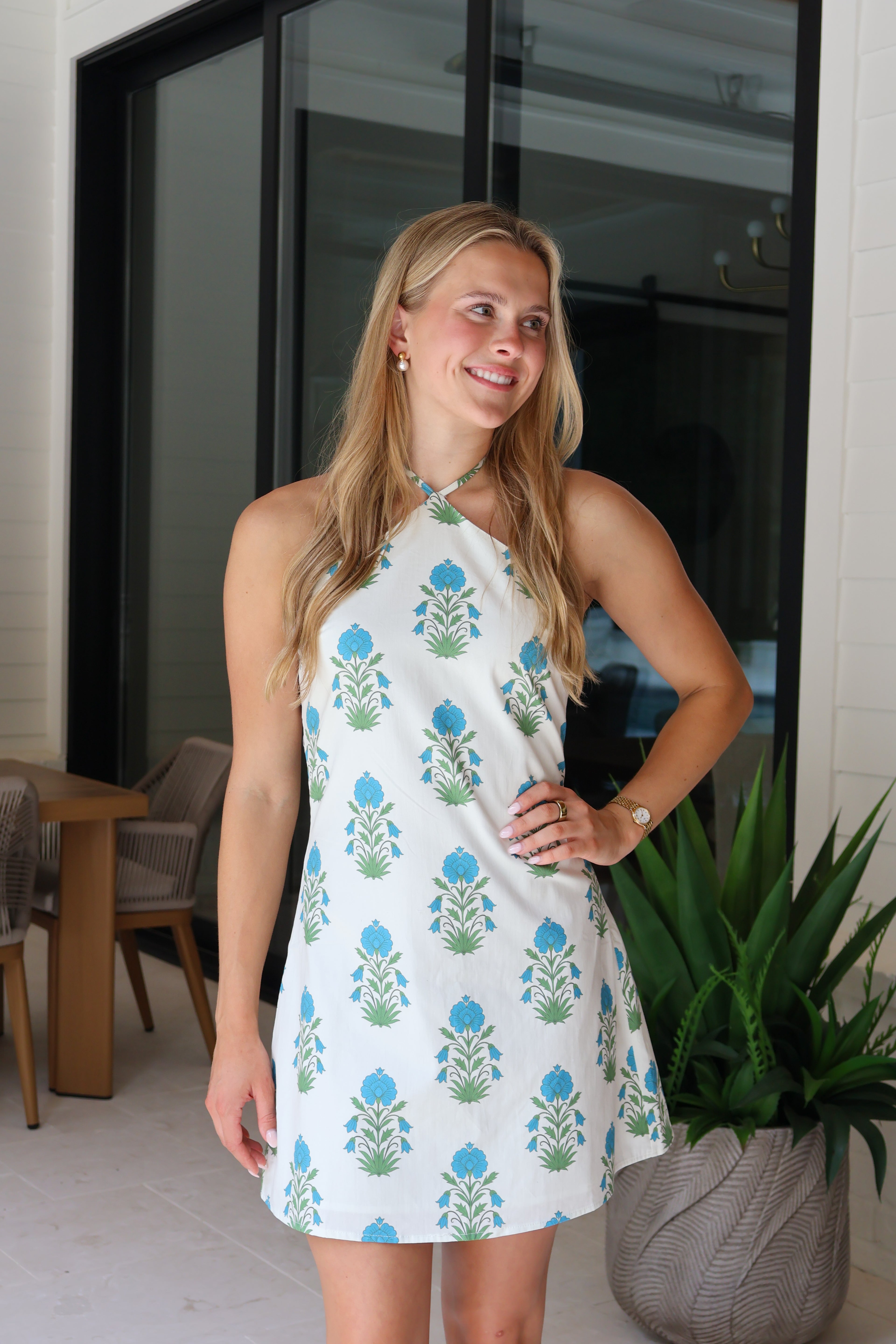 Italian Coastal Mini Dress