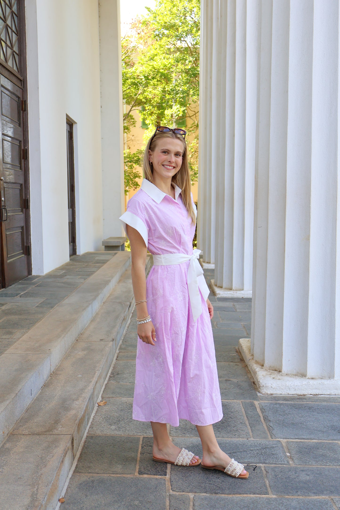 Malibu Patterned Midi Dress