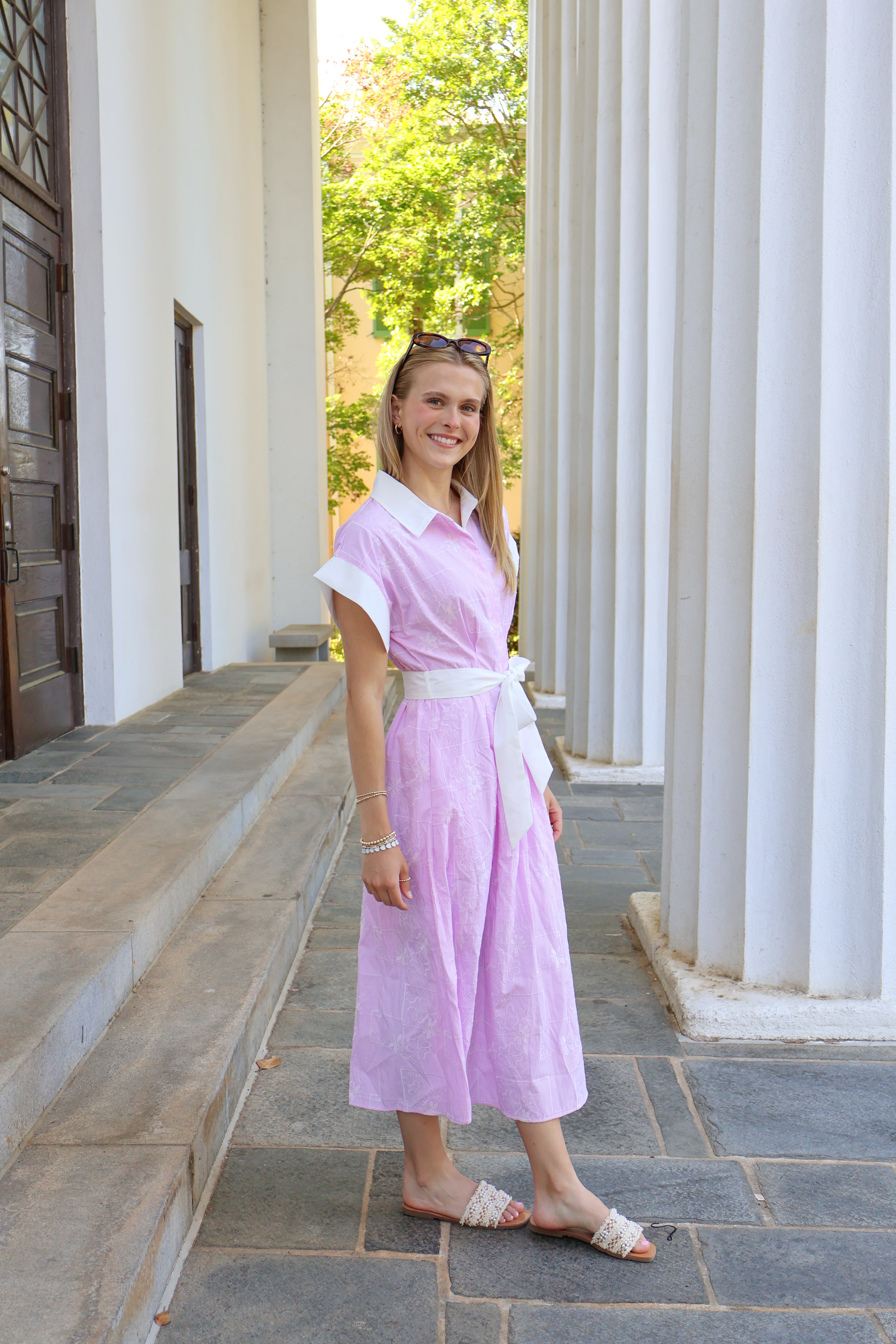 Malibu Patterned Midi Dress