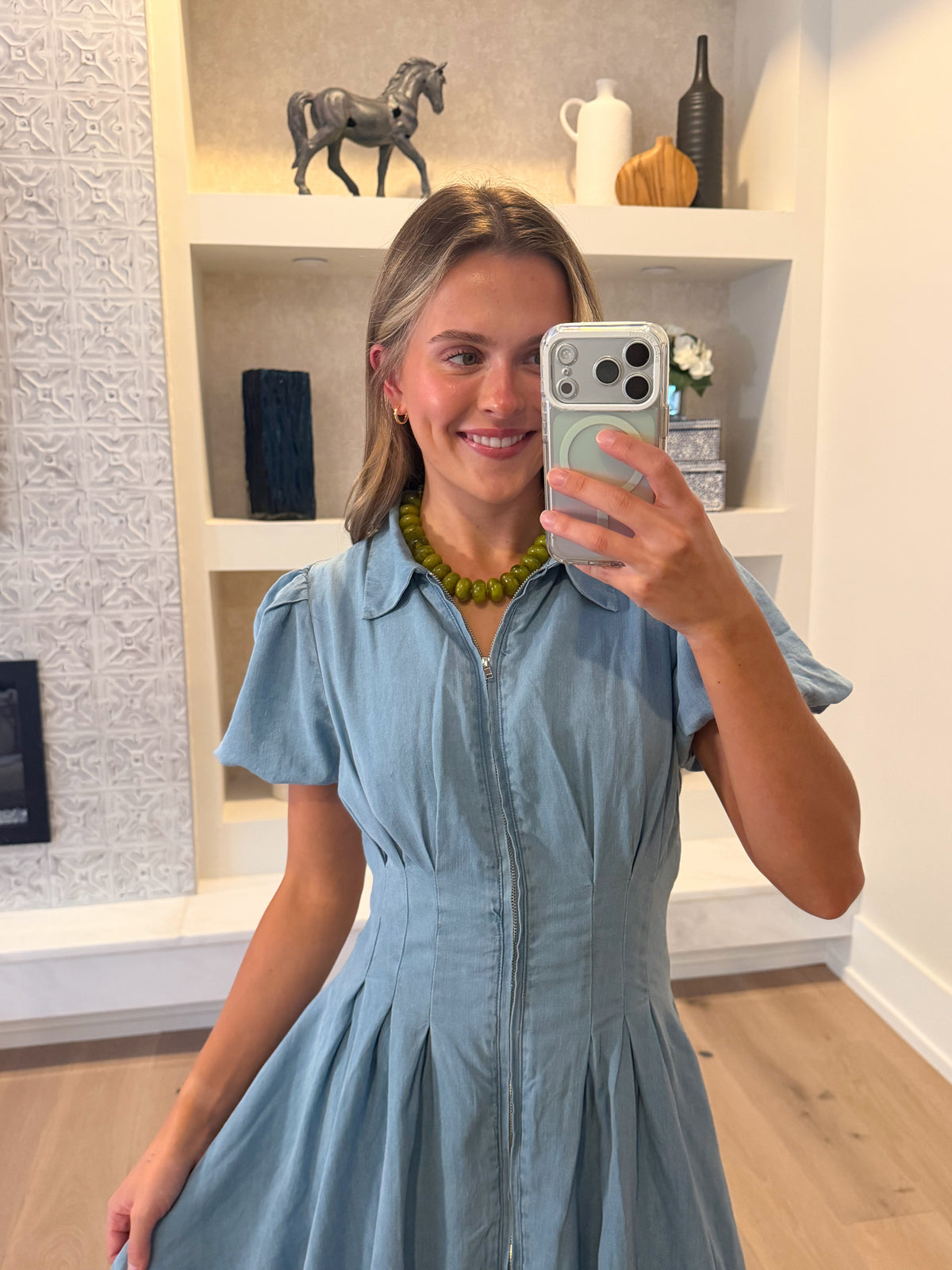 Wonder Denim Mini Dress
