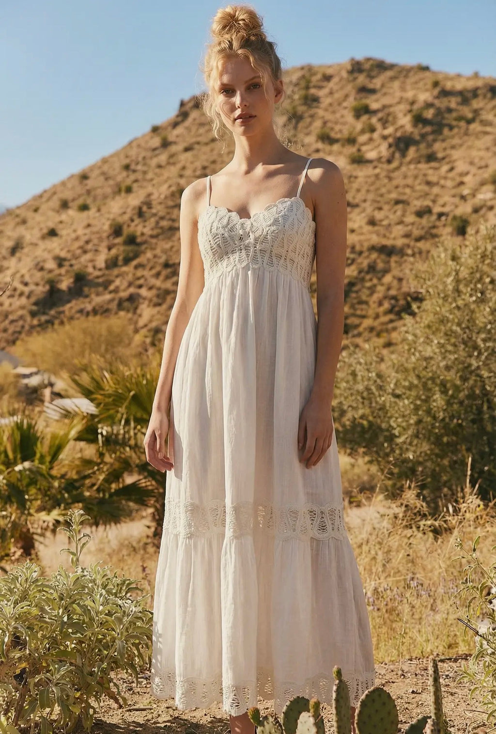 The Heirloom Lace Midi Dress