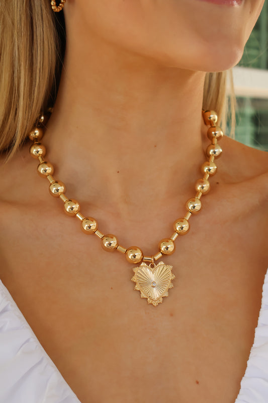The Lucia Heart Necklace