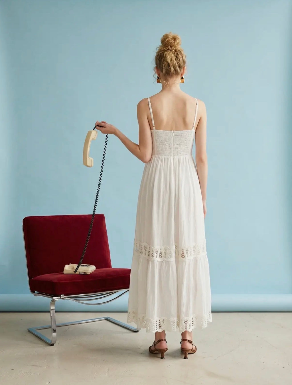 The Heirloom Lace Midi Dress