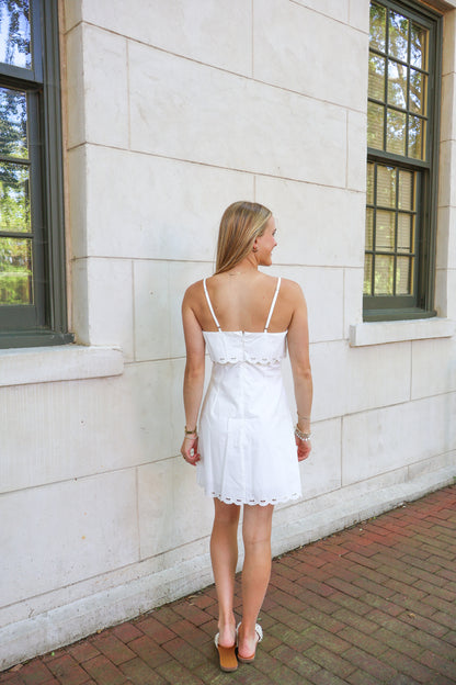 Aubrey Mini Dress - White
