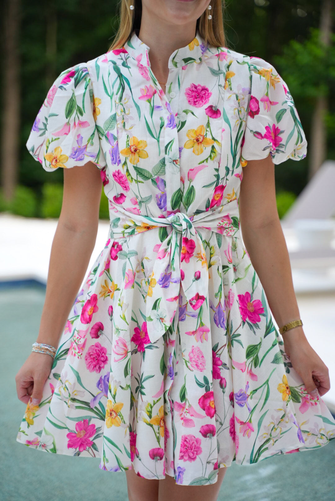 Garden Party Floral Mini Dress