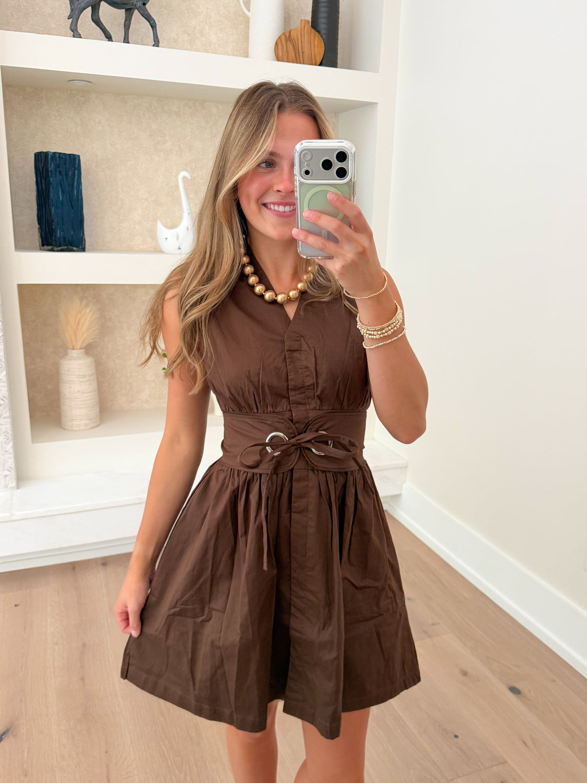 Gold Rush Chunky Bead Statement Necklace