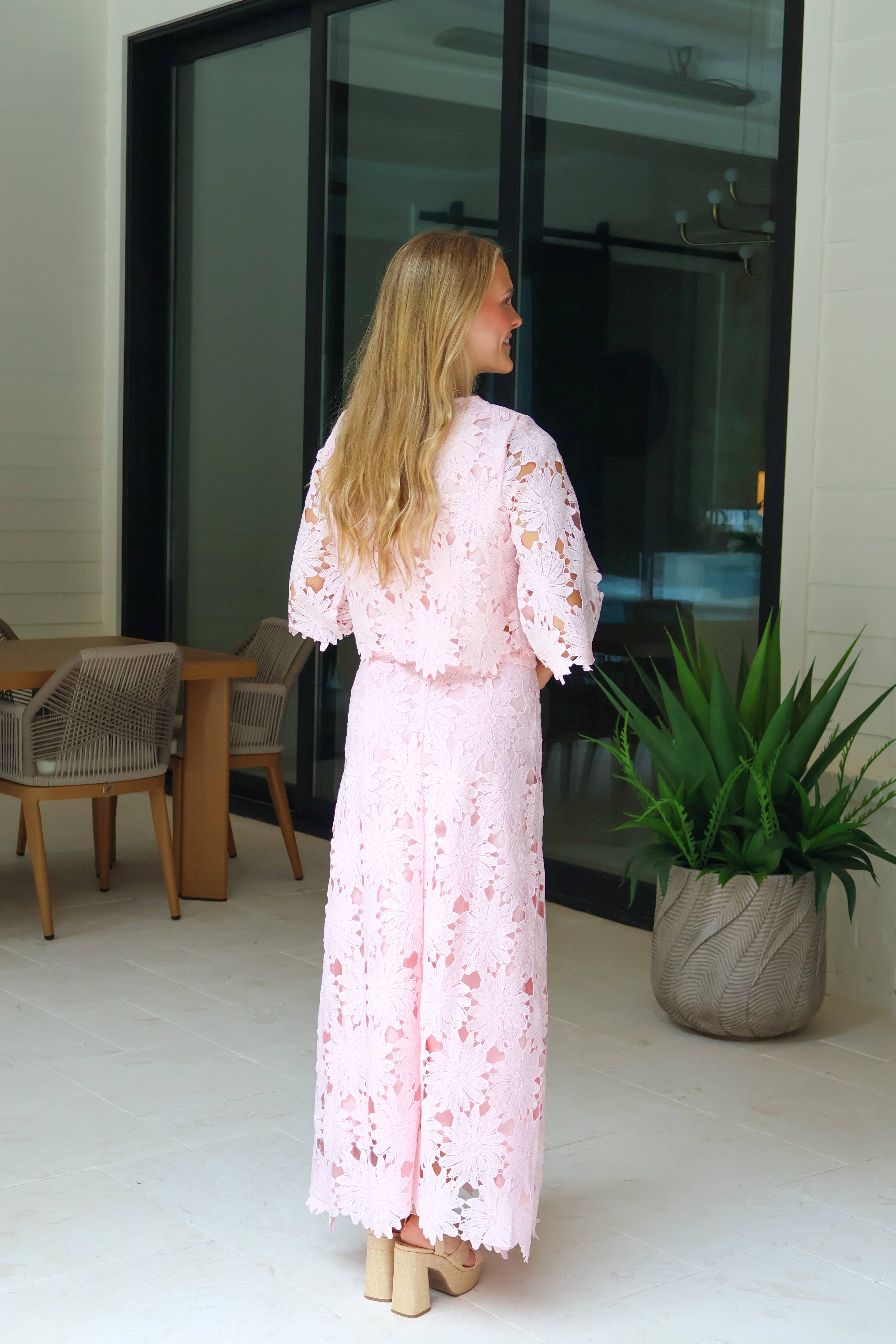 Sweet Peony Lace Set