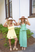 Petunia Mini Dress in Yellow