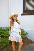 The Lenora Mini Dress - Multi Gingham