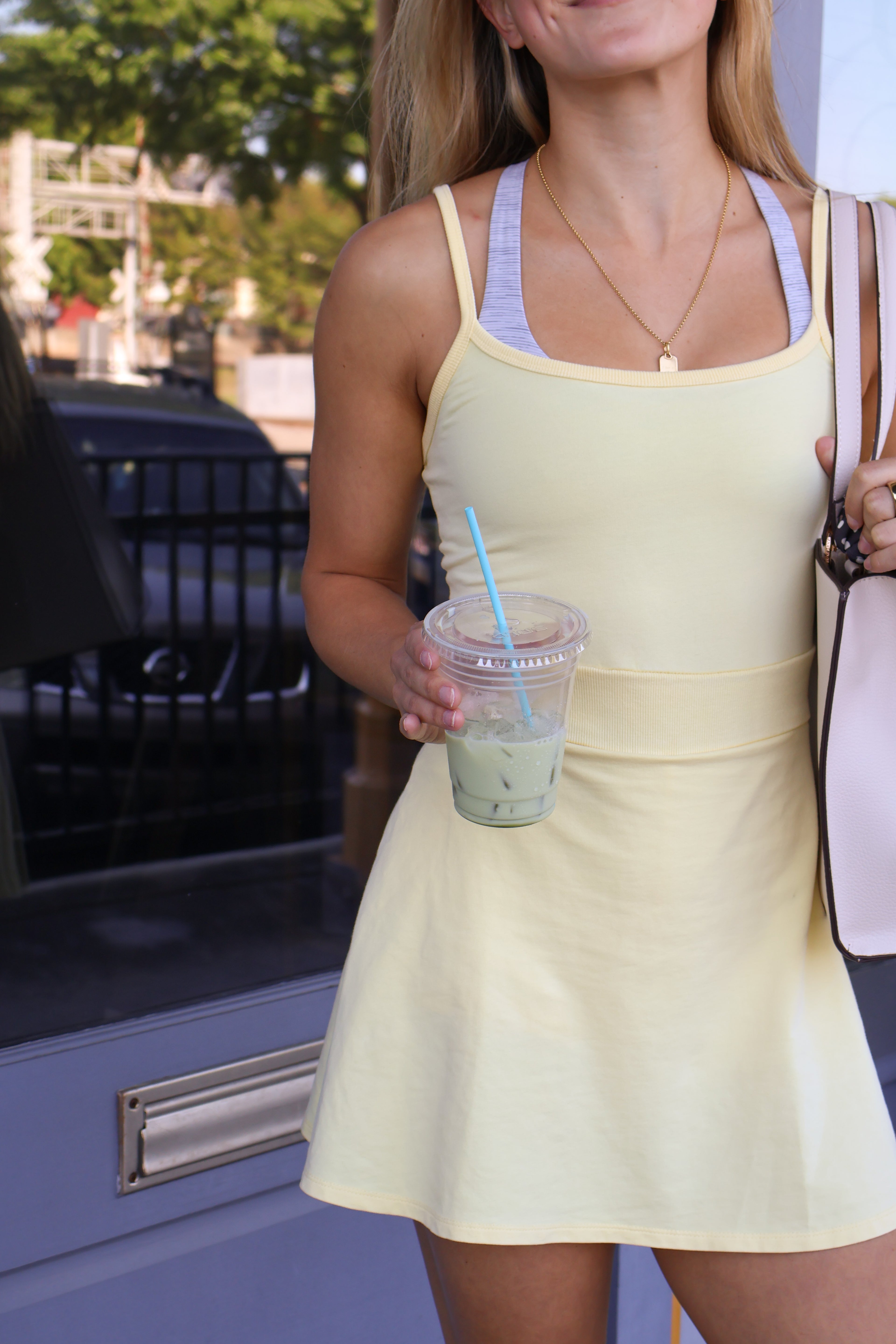 The Hollis Tennis Dress in Yellow