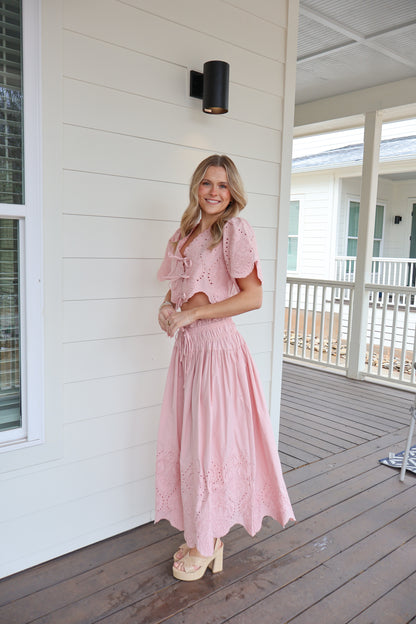Charlotte Eyelet Skirt