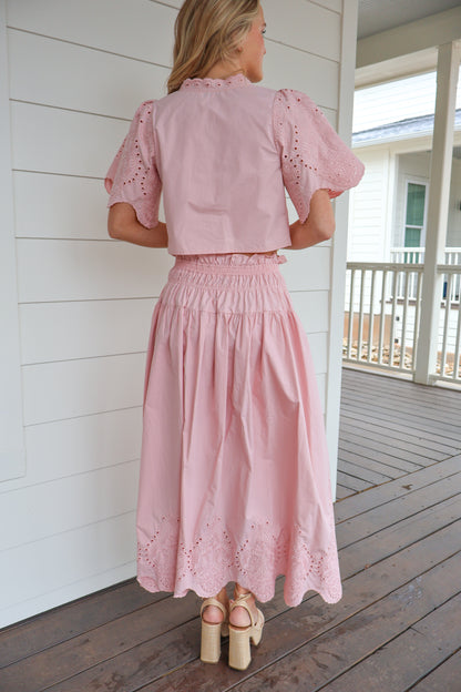 Charlotte Eyelet Skirt