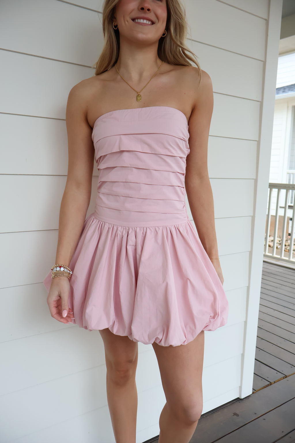 Sophia Mini Dress in Pink
