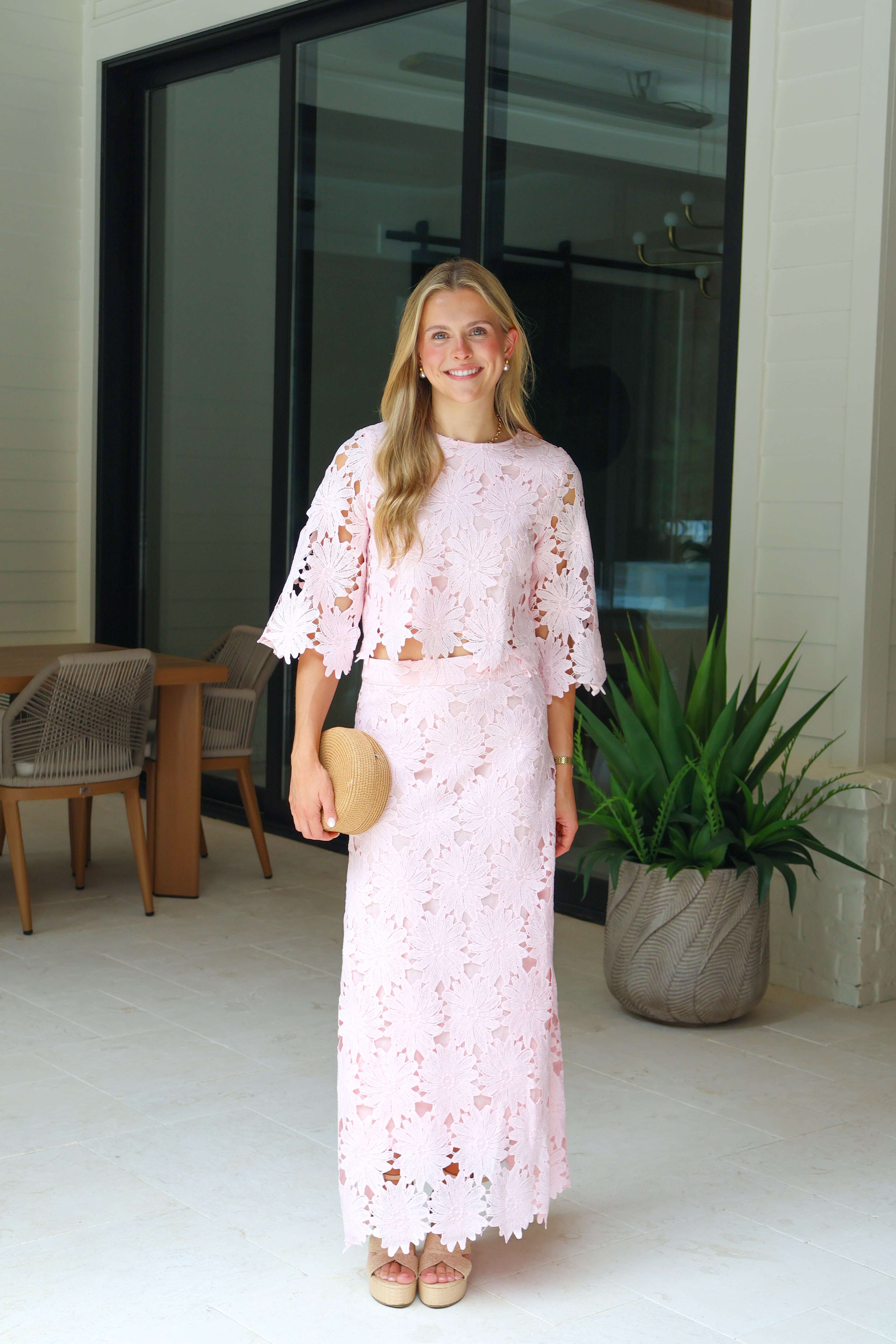 Sweet Peony Lace Set