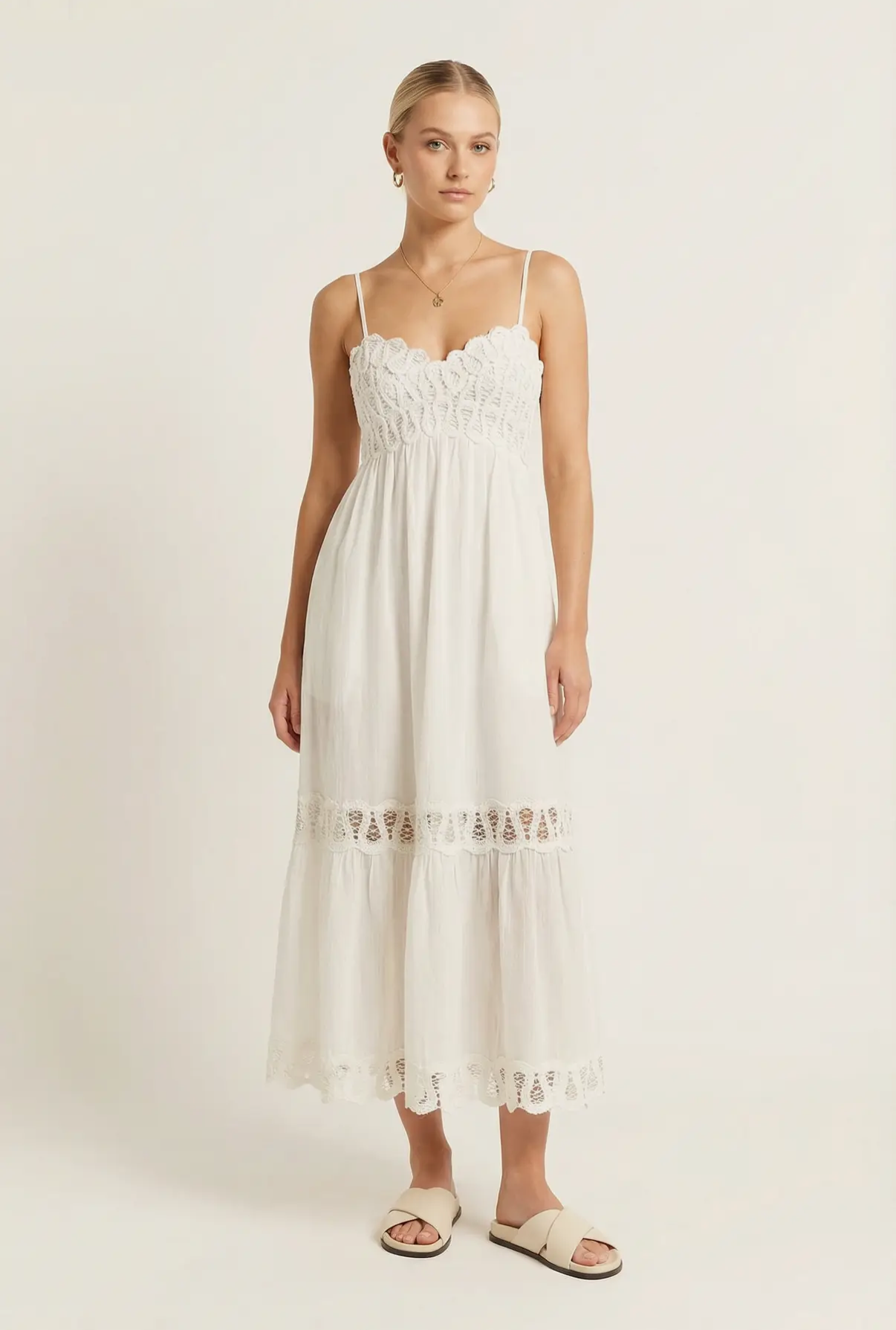 heirloom lace dress Heirloom Lace Ruffle Dress