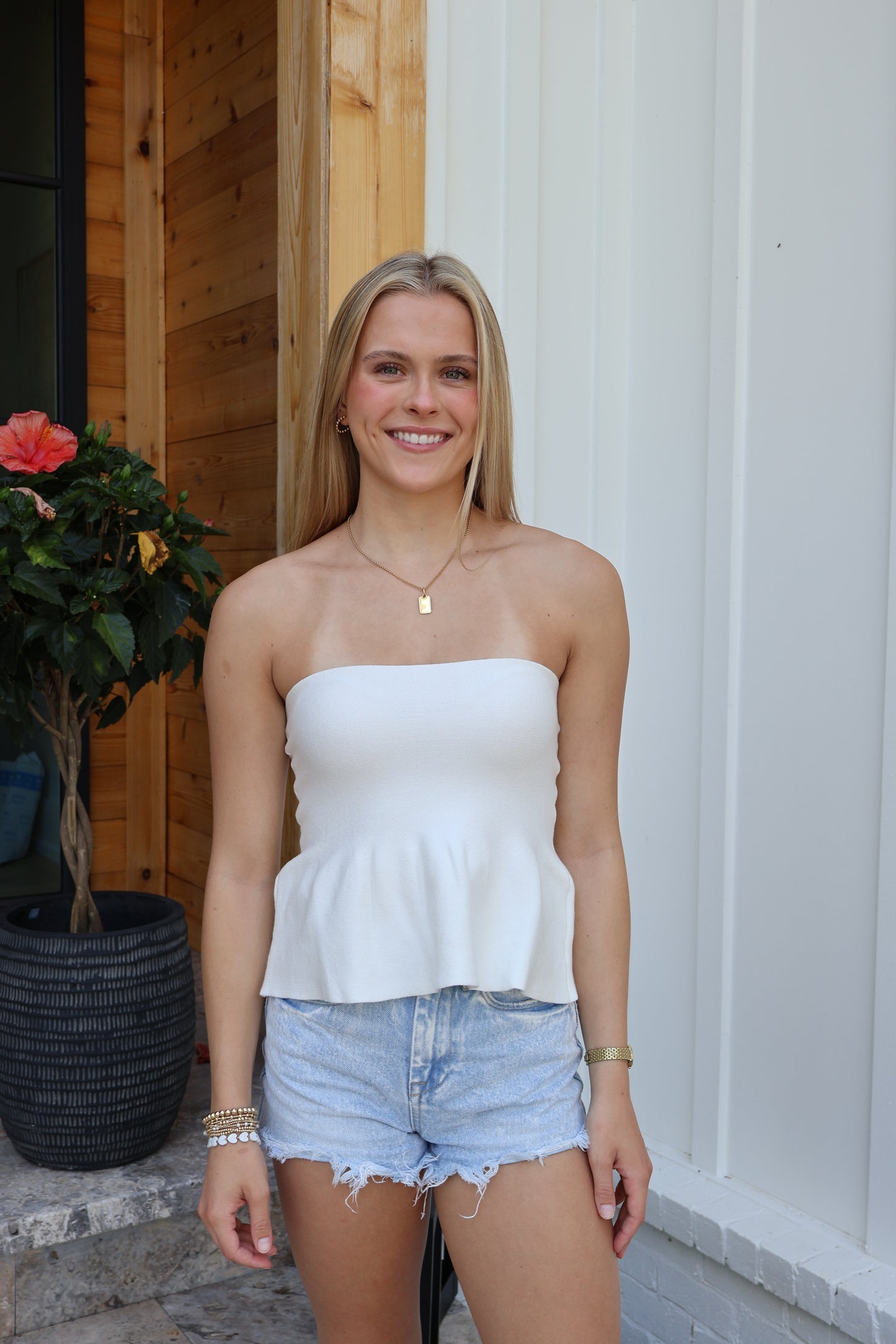 Lottie Strapless Top