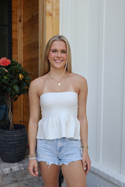 Lottie Strapless Top