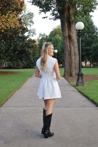 White Out Romper