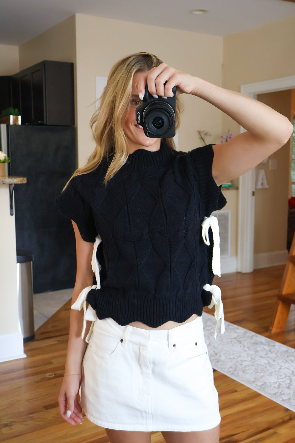 Final Play Scalloped Sweater