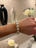 Savannah Pearl Bezel Bracelet