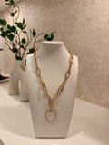 Low Country Mother of Pearl Heart Necklace