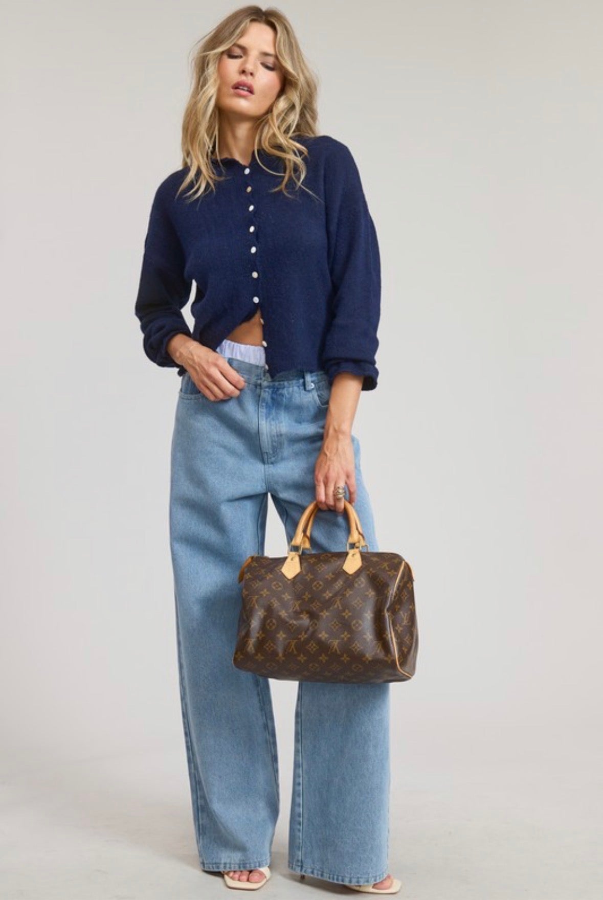 *RESTOCKED* The Classic Navy Cardigan