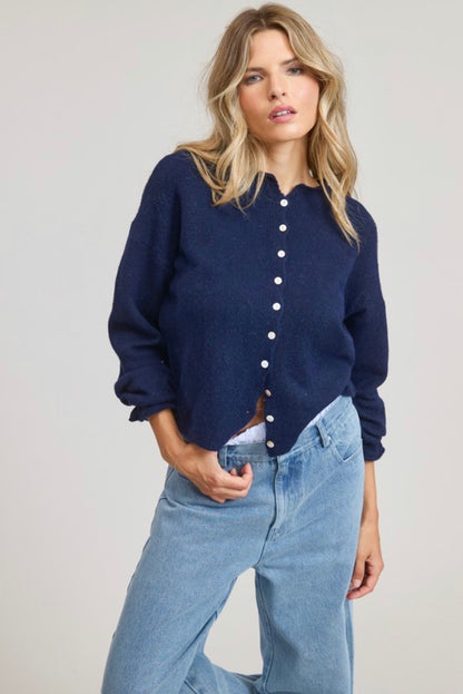 *RESTOCKED* The Classic Navy Cardigan