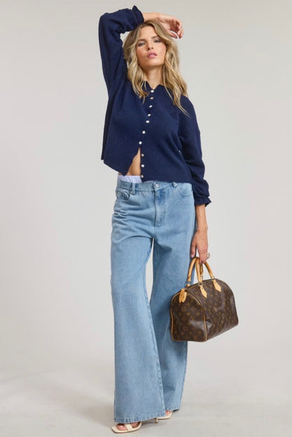 *RESTOCKED* The Classic Navy Cardigan