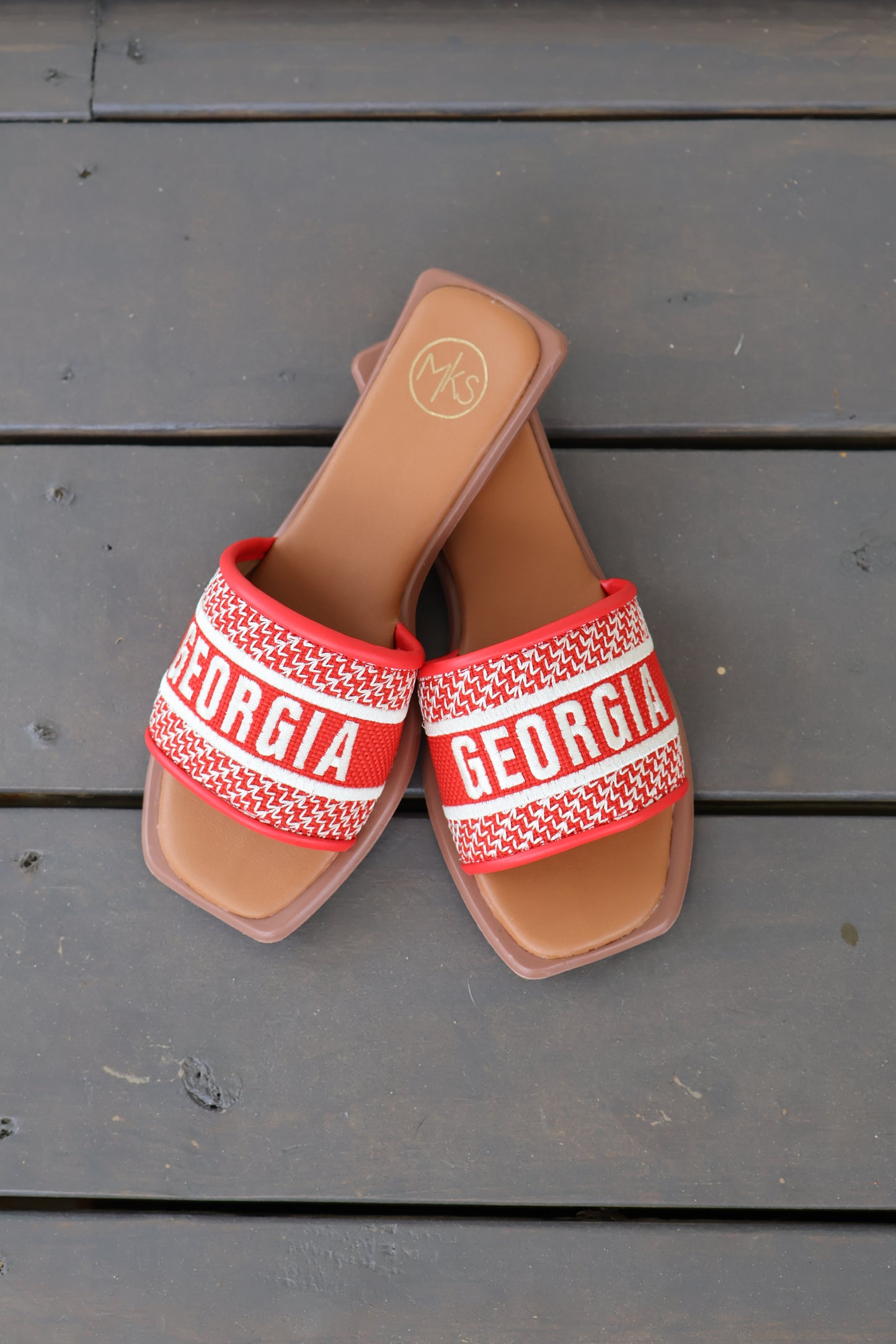 'Georgia' Embroidered Sandal