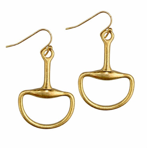 Derby Day Horsebit Drop Earrings