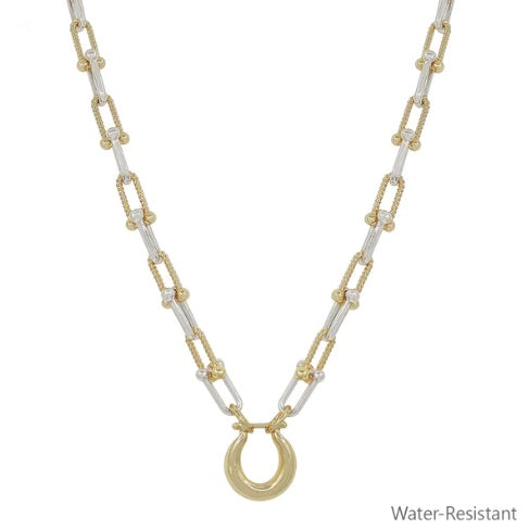 Tupelo Two Tone Chunky Chain Necklace