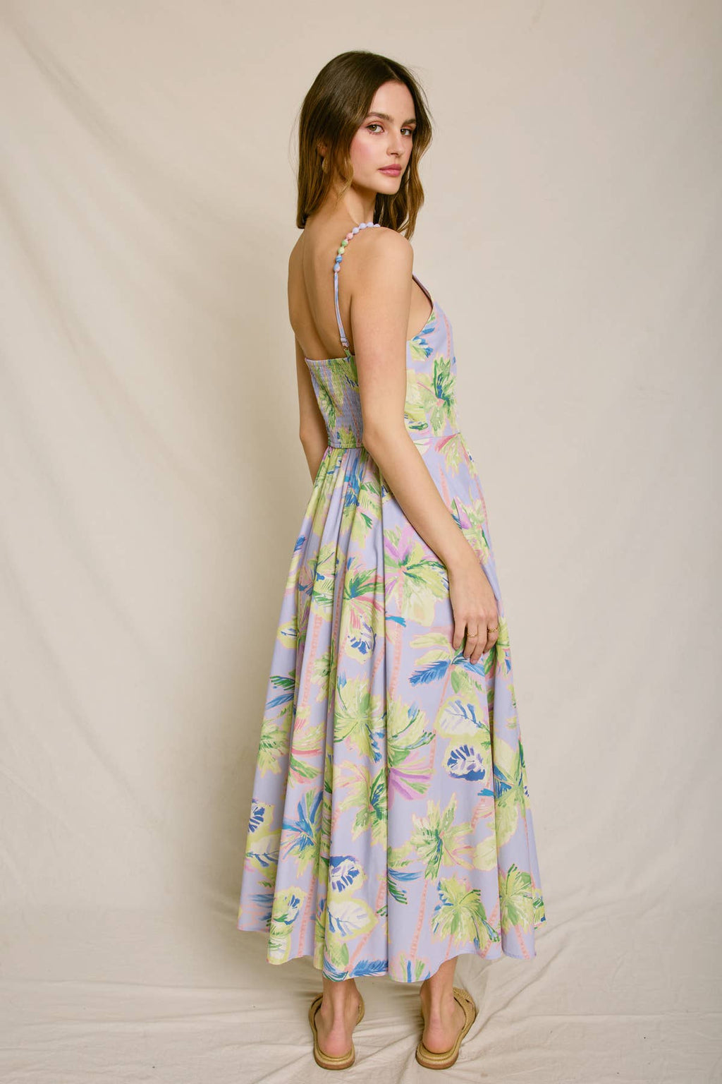 Arlet Beaded Strap Maxi Dress