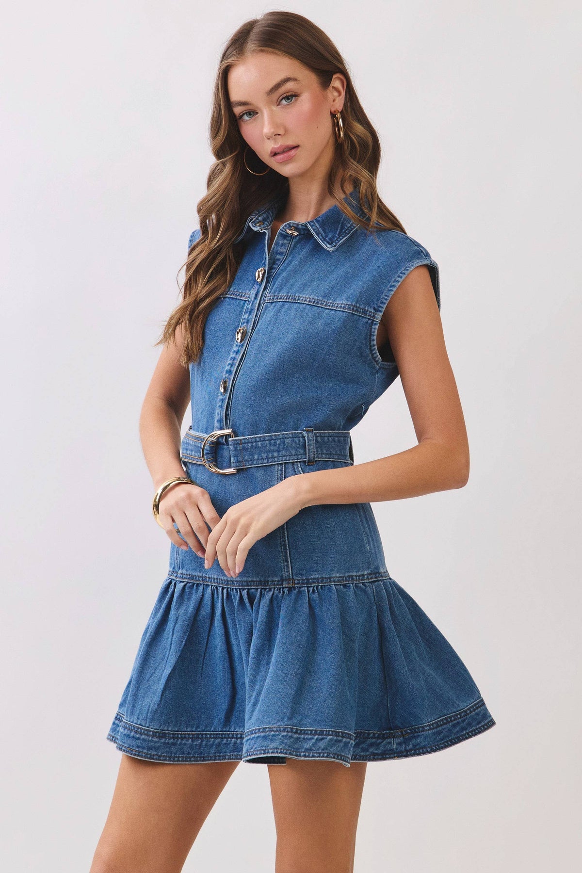 Choosin’ Texas Denim Mini Dress
