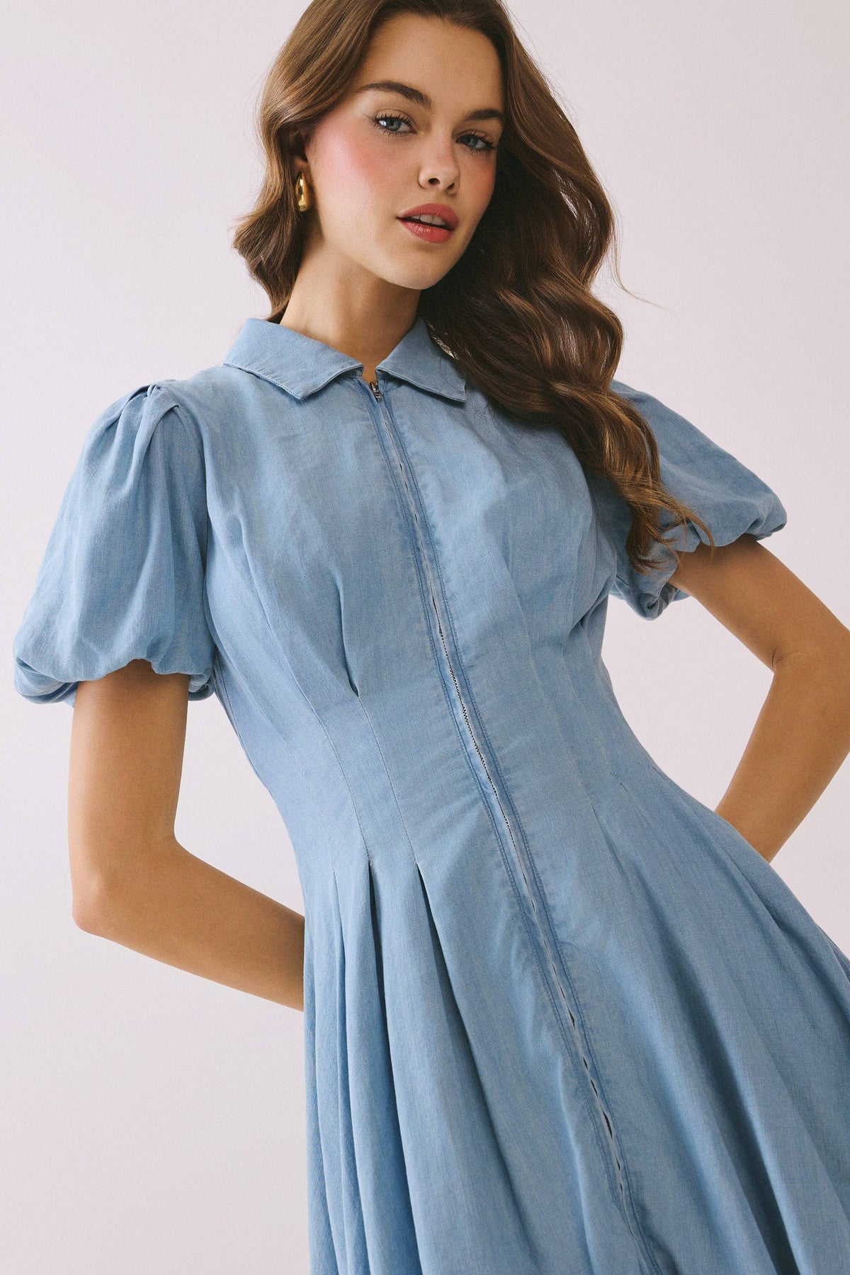Wonder Denim Mini Dress