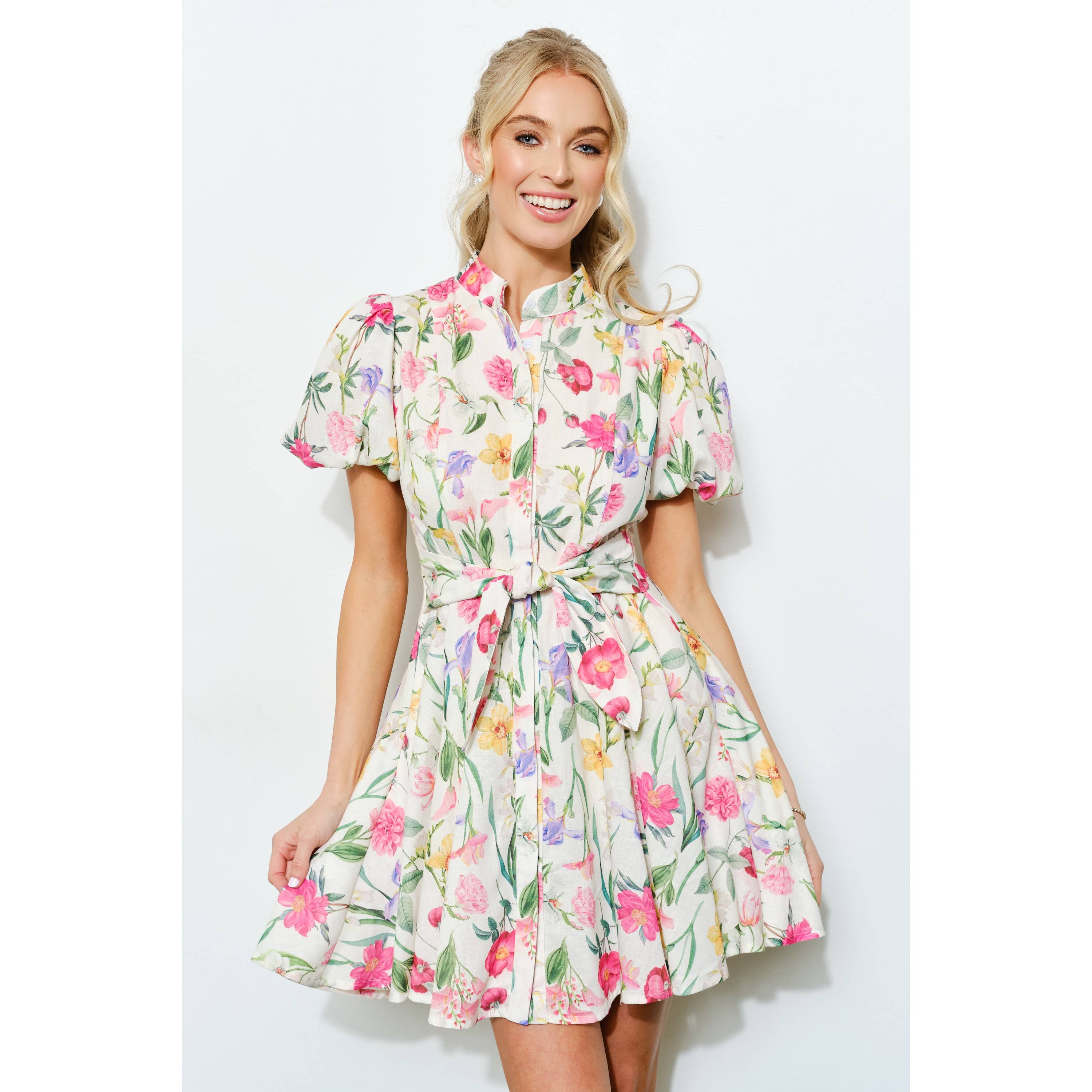 Garden Party Floral Mini Dress