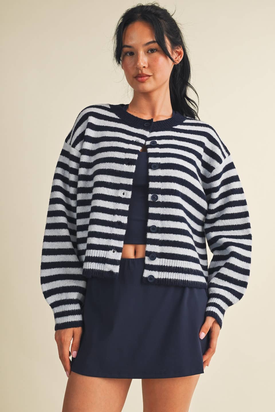 Kiawah Stripe Cardigan