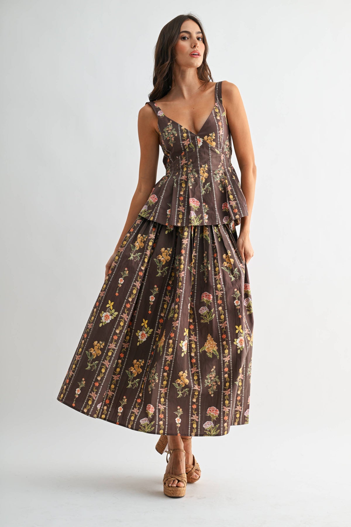 Josephine Floral Skirt Set